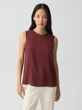 Brand new 💙 Theory Shell Top in Silk Georgette S